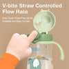 Portable Baby Water Bottles 300ml Baby Feeding Cup With Straw Children Learn Feeding Drinking Bottle Kids Training Cups BPA Free