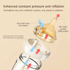Newborn Baby Feeding Bottle 0-6 Months Anti Bloating Anti Spitting Choking Bebe Glass Milk Bottle 80ml And 160ml Silicone Nipple